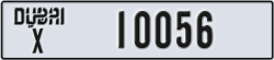 dubai - code - X - number -10056