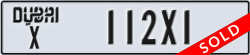 dubai - code - X - number -112X1