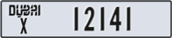 dubai - code - X - number -12141