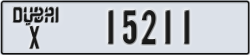 dubai - code - X - number -15211