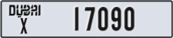 dubai - code - X - number -17090