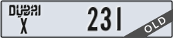 dubai - code - X - number -231