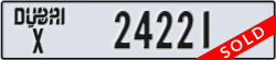 dubai - code - X - number -24221