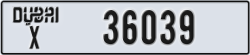 dubai - code - X - number -35960