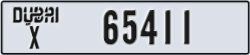 dubai - code - X - number -65411