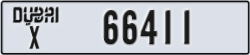 dubai - code - X - number -66411
