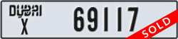 dubai - code - X - number -69117