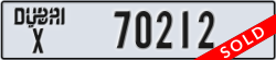 dubai - code - X - number -70212