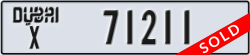 dubai - code - X - number -71211