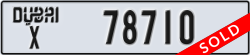 dubai - code - X - number -78710