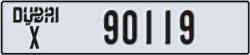 dubai - code - X - number -90119