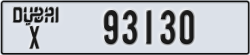 dubai - code - X - number -93130