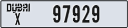 dubai - code - X - number -97929