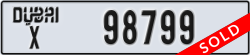 dubai - code - X - number -98720
