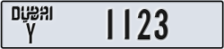 dubai - code - Y - number -1123