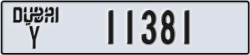 dubai - code - Y - number -11381