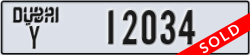 dubai - code - Y - number -12034
