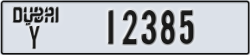 dubai - code - Y - number -12385