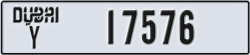 dubai - code - Y - number -17576