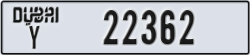 dubai - code - Y - number -22362