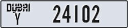 dubai - code - Y - number -24102