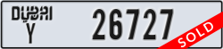 dubai - code - Y - number -26727