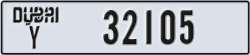 dubai - code - Y - number -32105