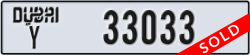dubai - code - Y - number -33033