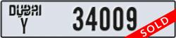 dubai - code - Y - number -34009
