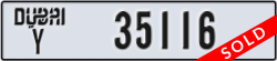 dubai - code - Y - number -35116