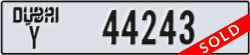dubai - code - Y - number -44243