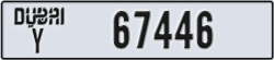 dubai - code - Y - number -67446