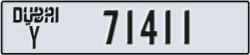dubai - code - Y - number -71411