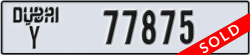 dubai - code - Y - number -77875