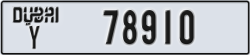 dubai - code - Y - number -78910