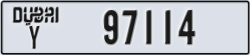 dubai - code - Y - number -97114