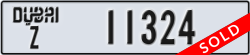 dubai - code - Z - number -11324