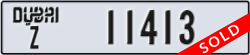 dubai - code - Z - number -11413