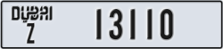 dubai - code - Z - number -13110