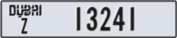 dubai - code - Z - number -13241