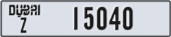dubai - code - Z - number -15040