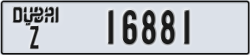 dubai - code - Z - number -16802