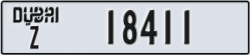 dubai - code - Z - number -18411