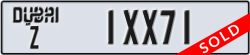 dubai - code - Z - number -1XX71