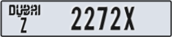 dubai - code - Z - number -2272X
