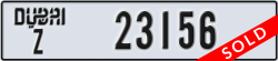 dubai - code - Z - number -23156