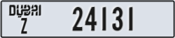 dubai - code - Z - number -24131