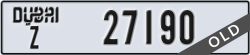 dubai - code - Z - number -27190