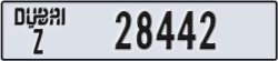 dubai - code - Z - number -28442