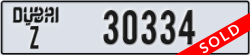dubai - code - Z - number -30334